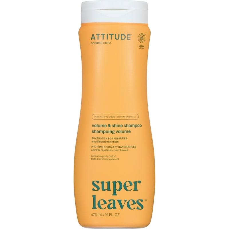 Attitude Super Leaves Natural Shampoo Volume and Shine Soy Protein
