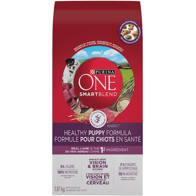 Purina ONE +Plus Formule pour Chiots Agneau, Nourriture Sèche pour Chiens 1,81 kg 1.81 kg, 0,83 $/100g