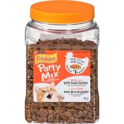Purina Friskies Party Mix Original Crunch with Real Chicken, Cat Treats 454 g, $1.65/100g