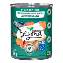 Purina Beyond Entrée moulue recette de morue de l’alaska, de saumon et de patate douce nourriture humide pour chiens 368 g, 0,89 $/100g