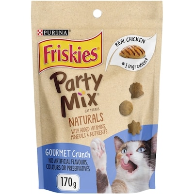 Purina Friskies Cat Treats Naturals Gourmet Crunch with Real Chicken 170 g, $1.76/100g