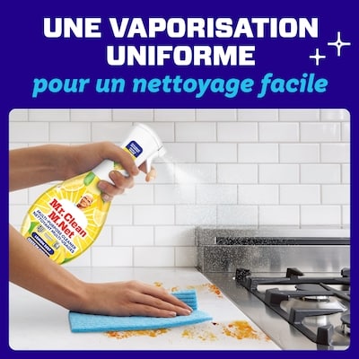 Trousse de départ de bruine nettoyante en profondeur multi-surfaces en vaporisateur Clean Freak, parfum Zeste de citron, 1 unité