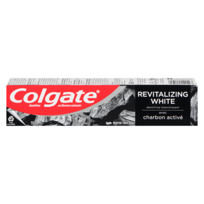 Colgate Dentifrice Revitalizing White Avec Charbon 98 ml, 8,15 $/100ml