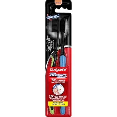 Colgate Slim Soft Charcoal Toothbrush 2 ea, $10.99/1ea