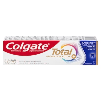 Colgate Dentifrice En Gel Total Avancé Blanchissant 70 ml, 6,13 $/100ml