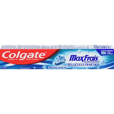 Colgate Dentifrice MaxFresh, Menthe Fraîche 52 ml, 3,85 $/100ml