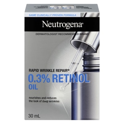 Neutrogena Rapid Wrinkle Repair Retinol Oil 30 ml, $143.30/100ml