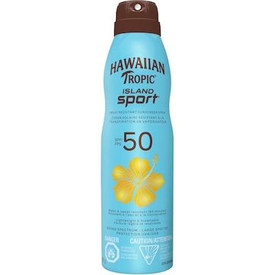 Hawaiian Tropic Écran solaire Island SportMD à FPS 50 en vaporisateur en formule résistante à la transpiration 170 g, 8,82 $/100g