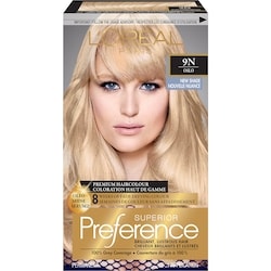 Superior Preference Permanent Hair Colour 9N, Light Blonde