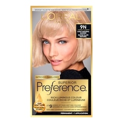 L'Oreal Paris Superior Préférence Permanent Hair Color 9.5NB Lightest Natural Blonde 1 ea, $12.00/1ea