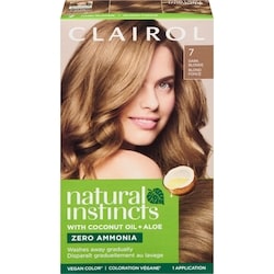 Natural Instincts 7 Dark Blonde, Ammonia Free Demi-Permanent Hair Color, Vegan Hair Dye