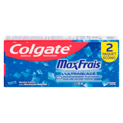 Colgate Dentifrice MaxFresh avec mini rayures d'haleine, menthe propre 150 ml, 4,67 $/100ml