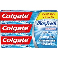 Colgate Dentifrice MaxFresh à saveur de menthe fraîche 150 ml, 7,66 $/100ml