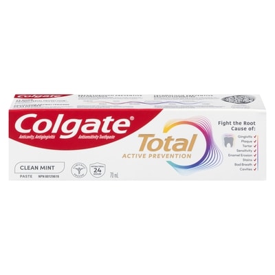 Colgate Toothpaste Total, Clean Mint 70 ml, $3.56/100ml