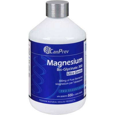 CanPrev Liquid Magnesium Bis-Glycinate 300 Ultra Gentle 500 ml, $6.20/100ml