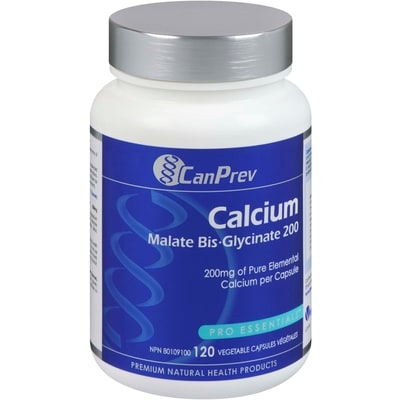CanPrev Vegetable Capsules Calcium Malate Bis-Glycinate 200 120 ea, $0.17/1ea