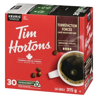 Dosettes de café de torréfaction foncée compatibles avec les K-Cup