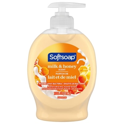 Softsoap Liquid Hand Soap Pump, Milk & Golden Honey 221 ml, $1.35/100ml