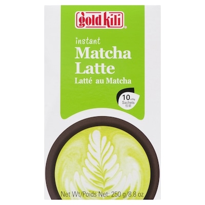 Latte Matcha instantané Gold Kili, 10 sachets