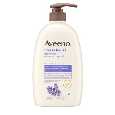 Aveeno Nettoyant apaise-stress pour le corps 975 ml, 1,90 $/100ml