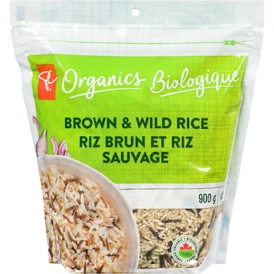 PC Organics Organic Brown And Wild Rice Blend 900 g, $1.05/100g