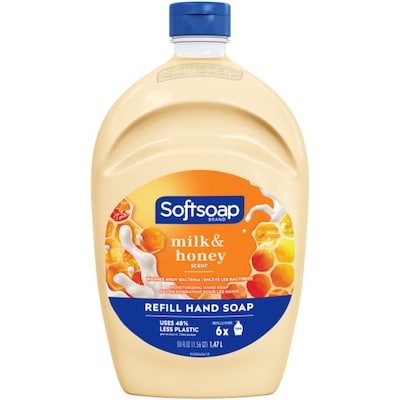 Softsoap Moisturizing Liquid Hand Soap Refill, Milk & Golden Honey 1.47 l, $0.54/100ml