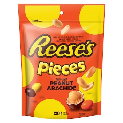 Reese's Chocolate, Reese  Pieces with Peanut Pouch 200 g, $2.75/100g