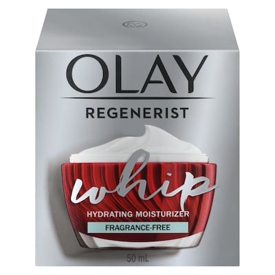 Olay Regenerist Whip Face Moisturizer Fragrance-Free 50 ml, $81.98/100ml