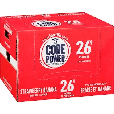 Protein Shake Strawberry Banana Bottle