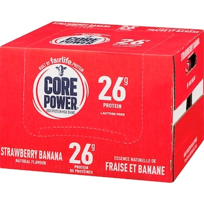 Protein Shake Strawberry Banana Bottle