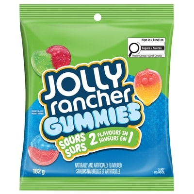 JOLLY RANCHER Gummies 2-In-1 Sours 182 g, $1.37/100g