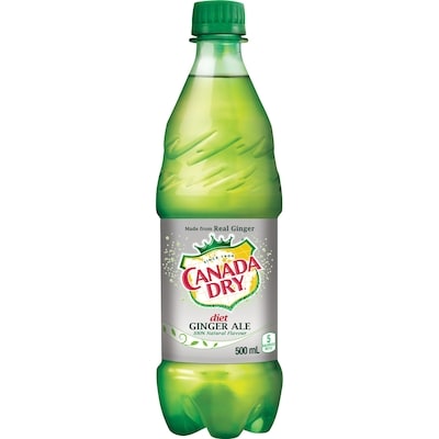 Canada Dry Diet Ginger Ale, Bottle 500 ml, $0.56/100ml
