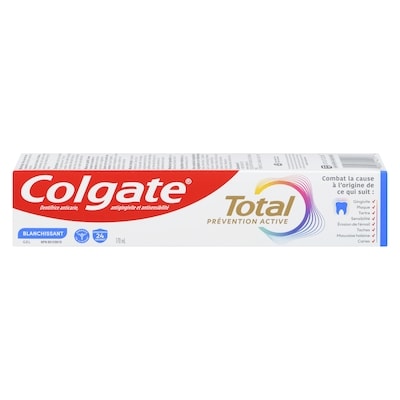 Colgate Dentifrice En Gel Total Blanchissant 170 ml, 4,41 $/100ml