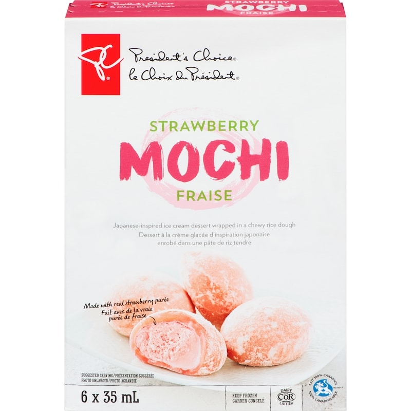 President's Choice Strawberry Mochi - 6x35.0 ml | Dominion Stores