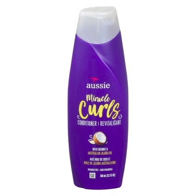 Aussie Miracle Curls with Coconut Oil, Paraben Free Conditioner 360 ml, $1.53/100ml