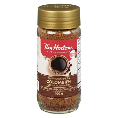 Tim Hortons Café instantané, moyen 100 g, 8,00 $/100g
