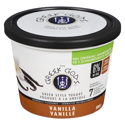 The Greek Gods Greek Style Yogurt, Vanille 500 g, $1.10/100g