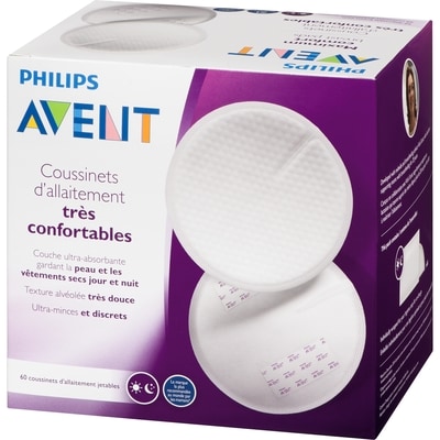 Tampons de poitrine jetables Avent