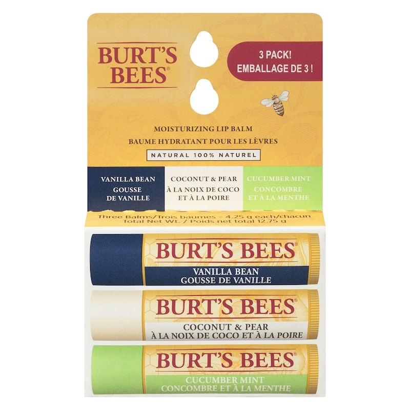 100% Natural Origin Moisturizing Lip Balm, Assorted Flavours with Fruit Extracts