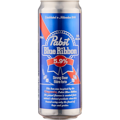 Pabst Bière (Pièce d’identité requise au moment du ramassage) 710 ml, 0,63 $/100ml
