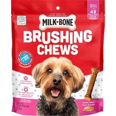 Milkbone Dog Food, Brushing Chews Small Dog Dental Dog Treats  535 g, $2.24/100g