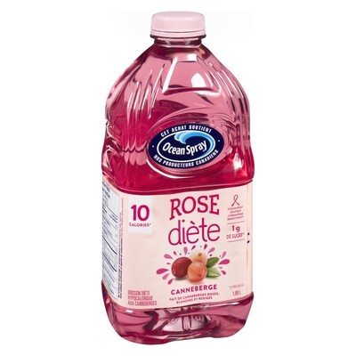 Cocktail aux canneberges roses allégé