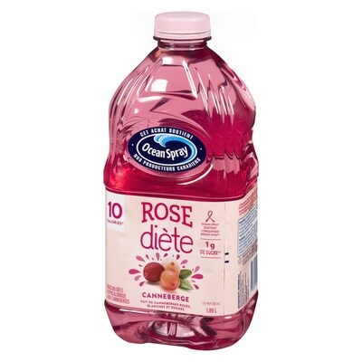 Cocktail aux canneberges roses allégé