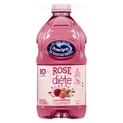 Cocktail aux canneberges roses allégé