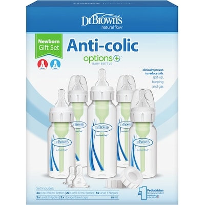 Trousse de Biberons de Options+ pour nouveau-né.