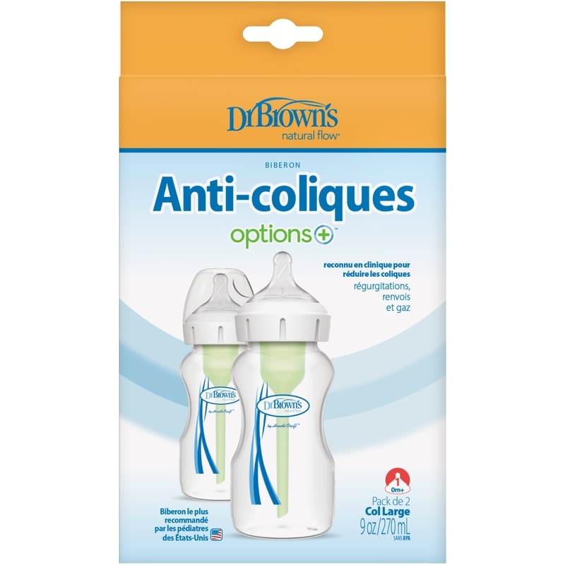 9oz Options+ Wide Neck Bottle 2 Pack