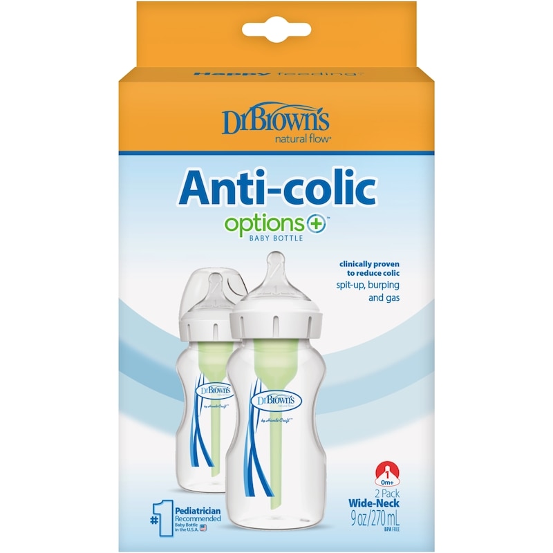 9oz Options+ Wide Neck Bottle 2 Pack