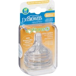 Dr Brown's Level Wide Neck Silicone Nipple Pack ea Fortinos