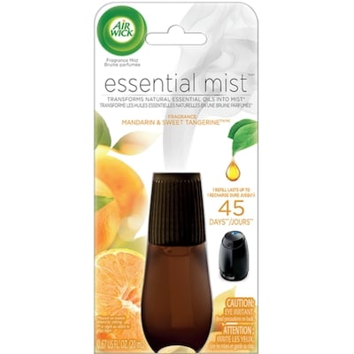 Air Wick Essential Mist Fragrance Oil Diffuser Refill, Mandarin & Sweet Tangerine, Air Freshener 20 ml, $24.95/100ml