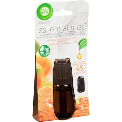 Recharge de diffuseur d'huile parfumée Essential Mist, Manderine et tangerine sucrée, 1 assainisseur d'air